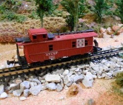 Minitrix N Scale: Santa Fe Caboose 3272, Vintage Model Railroad Train, B... - $18.95