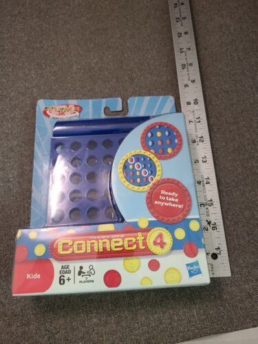 Primary image for Connect 4 Fun on the Run BY Hasbro 2009 Travel Game 6+ NEW SEALED!