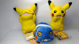 Pokemon   2 Pikachu ＆ Gureggru   3 Small  Plush  Doll  ( about 5 in )  NEW - £7.49 GBP