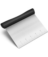 Bench Scraper Stainless Steel Dough Scraper Pastry Scraper Pizza and Dou... - £13.04 GBP