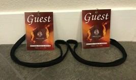 TWO MGM Grand Hotel and Resort GUEST PASS Lanyards for Nevada Public Radio - £11.79 GBP