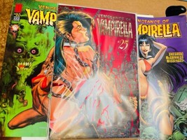 Vengeance of Vampirella 23,24,25 (1995) Red Foil Cover Harris Comic VF 3... - $24.30
