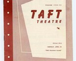 Taft Theatre Program Cincinnati Ohio 1955 The Solid Gold Cadillac  - £12.46 GBP