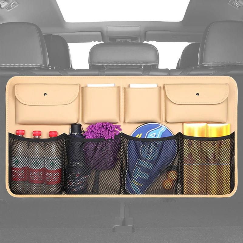 Rganizer auto storage bag large size stowing tidying organizer for trunk cars seat back thumb200