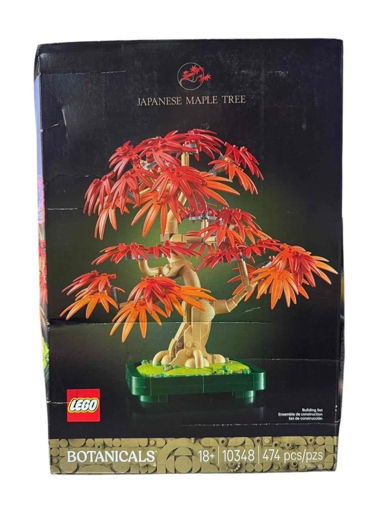 LEGO Botanicals Japanese Maple Tree Set 10348 474 Pieces Shelfwear On Box - $89.09