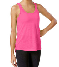 allbrand365 designer Womens Space Dyed Mesh Back Tank Top X-Small Molten Pink - £23.07 GBP