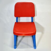 Vintage Fisher Price 9500 / 9505 Red And Blue Arts and Crafts Chair 0326!!! - $49.49