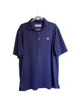 Mens Donald Ross Sportswear Purple and Red Polka Dot Golf Polo Shirt Siz... - £12.14 GBP