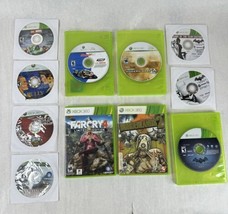 Lot Of 11 Xbox 360 Video Games READ Assassins Creed Guitar Hero Batman C... - $20.53