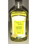 Bath &amp; Beauty Antib Lemon Scent Liquid Hand Soap 1 Ea 16.9 fl.oz-SHIP24H - £4.12 GBP