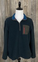 G.H. Bass &quot;Explorer&quot; Men&#39;s Fleece 1/4 Zip Pullover XL Polyester Soft &amp; Warm - £28.34 GBP