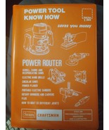 Sears Craftsman Power Router &amp; Power Tool &quot;Know How&quot; book 9-2949 - $322.56 MXN