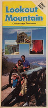 Vintage Lookout Mountain Brochure Map Chattanooga Tennessee BRO1 - $8.90