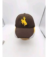 Cowboy Horse Baseball Cap Strapback Hat Mesh Back Breathable Brown Yello... - $15.99