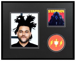 The Weeknd 16x20 Framed Starboy CD &amp; Photo Display - £62.56 GBP