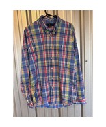 Polo Ralph Lauren Blue Long Sleeve Performance Slim Fit Stretch Shirt Sz... - $820.07 MXN