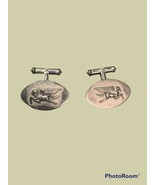 VINTAGE MODERNIST STERLING SILVER PEGASUS/FLYING HORSE CUFFLINKS - $159.35 CAD