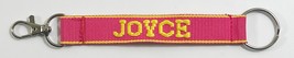 JOYCE Personalized Keychain Yellow / Pink - $191.30 MXN