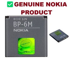 Genuine Nokia BP-6M Battery (1070mAh) - N73, N81, N93, &amp; More Compatible Models - £6.52 GBP