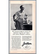 1950s Jantzen Sportswear PRINT AD Roy Jackson Moore Sports Car Driver BX3 - €4,09 EUR