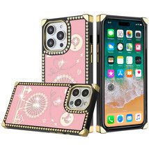 Passion Square Hearts Wind Mill Love Balloon Fun Case PINK For iPhone 11 - £6.84 GBP