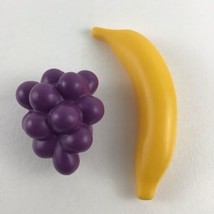 Little Tikes Vintage Pretend Play Food Healthy Fruit Grapes Banana 80s T... - $24.70