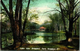 Lake View Prospect Park Brooklyn New York NY NYC 1907 Rotograph DB Postcard D7 - £4.26 GBP
