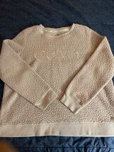 Calvin Klein Sherpa Crewneck XL Women Long Sleeve Sweatshirt Sweater Mau... - $276.07 MXN Calvin Klein Sherpa Crewneck XL Women Long Sleeve Sweatshirt Sweater Mau... - $276.07 MXN