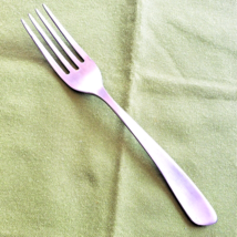 Cambridge Stainless Salad Fork Blake Pattern 7 1/4&quot; Plain Curved Handle - £8.86 GBP