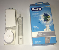 Oral-B Vitality 3710 Electric Toothbrush Handle &amp; Charging Base 3757 - £23.66 GBP