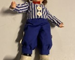 Brinn&#39;s Calendar Clown Doll School Days September Teacher Apple Vintage - $17.82