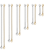 12 PCS Necklace Extenders - Stainless Steel Necklace Extension Chain for... - $196.87 MXN