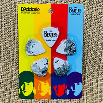 D&#39;Addario Accessories 10 Beatles Guitar Picks  The Beatles Collectable Guitar - £15.44 GBP