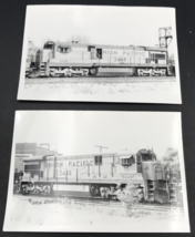 2 Diff Union Pacific Railroad UP #2448 C30-7 Locomotive Train Photo West Chicago - £10.97 GBP