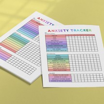 Printable Anxiety tracker for children, Anxiety tracker, Anxiety journal,  - £1.57 GBP