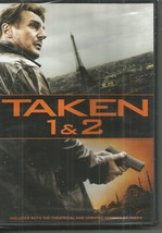 Taken 1 &amp; 2 (DVD)  Brand New Liam Neeson Particular set of skills FREE SHIPPING - $10.99