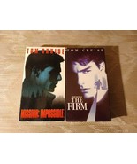 2 Tom Cruise VHS Mission Impossible The Firm 1990s Paramount Jon Voight ... - £11.65 GBP