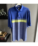 Footjoy FJ  Polo Shirt Size L Large Mens Multi Color Golf Short Sleeve S... - $393.47 MXN