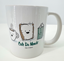 Cafe Du Monde New Orleans Coffee Mug Double Sided Beignet Cup Souvenir - $15.83