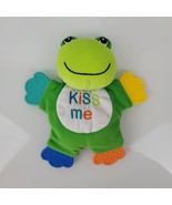 Kidgets Kiss Me Frog Stuffed Plush Baby Toy Lovey Teether Teething  - £31.57 GBP