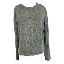Pinc Womens Sweater Medium Lightweight Gray High Low Hem Slouchy Knit - £9.32 GBP