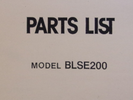 Baby Lock BLSE200 Overlock Serger Parts List - $12.99