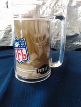 Vintage Brut Cologne NFL Football Plastic  Mug Tankard 1999 12oz. Cap.  - $16.82