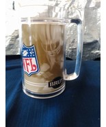 Vintage Brut Cologne NFL Football Plastic  Mug Tankard 1999 12oz. Cap.  - £13.23 GBP