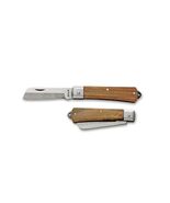 Kanetsune KT-402 Electrician&#39;s Wood Handle Folding Pocket Knife Japan made - $19.74