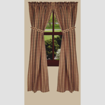 Salem Curtains with tiebacks - 63 inch Length - £38.36 GBP