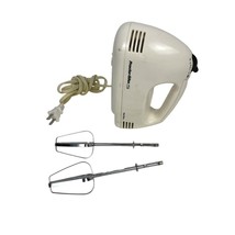 Vintage Proctor Silex 5-Speed Hand Mixer 62515R White - $14.85