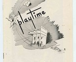 Playtime D&#39;Oyly Carte Opera Company Shubert Theatre Boston 1948 - £12.46 GBP