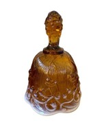 Fenton Glass Cameo Opalescent Amber Lily Of the Valley 6” Bell Vintage 1... - $54.25 CAD