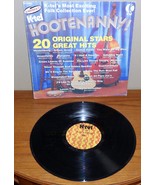 Vintage 1977 K-tel HOOTENANNY! 20 Folk Collection Hits Vinyl RECORD - $27.00